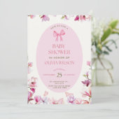 Baby Shower-uitnodigingen Kaart (Staand voorkant)