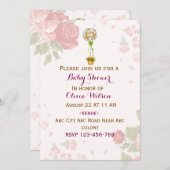 Baby Shower-uitnodigingen Kaart (Voorkant / Achterkant)