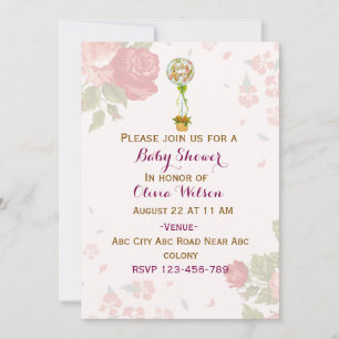Baby Shower-uitnodigingen Kaart