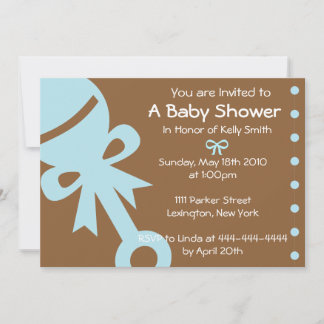 Baby Shower-uitnodigingen, uitnodigingen, aankondi Kaart