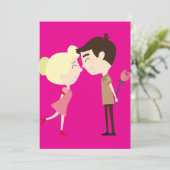 Baby shower uitnodigingen voor de liefde (Staand voorkant)