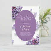 Baby Shower Uitnodigingen voor meisjes (Staand voorkant)