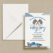 Baby Shower Uitnodigingen voor Race Auto Liefhebbe