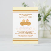 Baby Shower-uitnodigingen voor tweelingen Kaart (Staand voorkant)