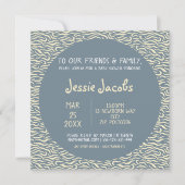  baby shower-uitnodigingskaart kaart (Voorkant)