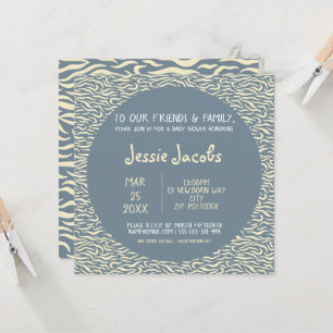 baby shower-uitnodigingskaart kaart