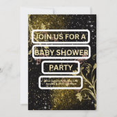 baby shower-uitnodigingskaart kaart (Voorkant)