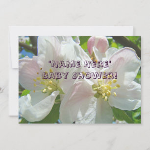 Baby Shower Uitnodigingskaarten Appelbloesem Kaart