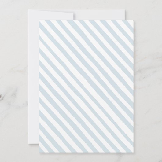 Baby shower-uitnodigkaart voor Teddy-beer Kaart (Achterkant)