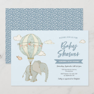 baby shower-uitvinding-luchtballon kaart