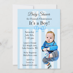 Baby Shower-uitvindingen van jongen Kaart