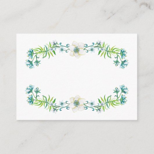  Baby shower Unicorn Diaper Informatiekaartje (Achterkant)