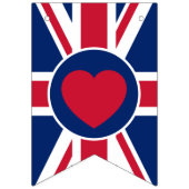 Baby Shower Union Jack & VS-vlag Vlaggetjes (Tweede vlag)