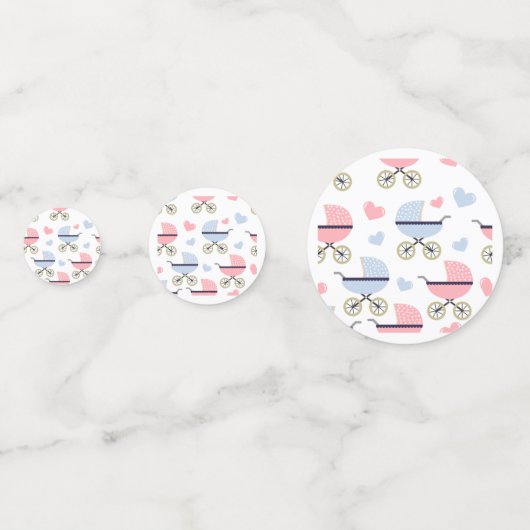 Baby shower Unisex Table Confetti (Achterkanten)