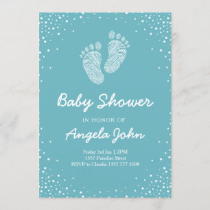 Baby shower unisex-uitnodiging kaart