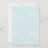 Baby shower Vakantie Kerstmis kransuitnodiging Kaart (Achterkant)