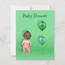 Baby shower van African American Baby Girl