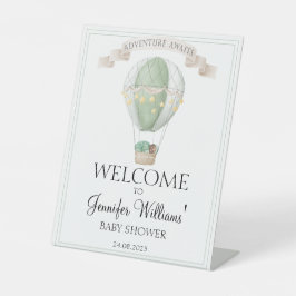 Baby shower van Afrikaanse Amerikaanse ballon Reclamebord Met Voetstuk