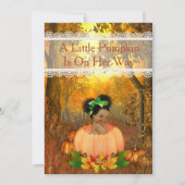 Baby shower van Afrikaanse Amerikaanse Halloween Kaart (Voorkant)