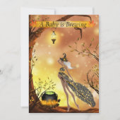 Baby shower van Afrikaanse Amerikaanse Halloween Kaart (Voorkant)