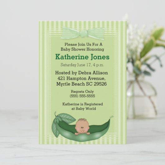 Baby shower van Afrikaanse Amerikaanse jongen Kaart (Staand voorkant)