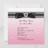 Baby shower van Afrikaanse Amerikaanse meisjes Pin Kaart (Achterkant)