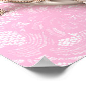 Baby shower van Afrikaanse Amerikaanse meisjes Poster (Hoek)