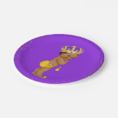 Baby shower van Afrikaanse Amerikaanse prins/Birth Papieren Bordje (Gekanteld)