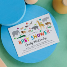 Baby shower van Afrikaanse Safari Animals