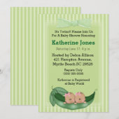 Baby shower van Afrikaanse tweekleppige meisjes Kaart (Voorkant / Achterkant)