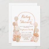 Baby shower van Arch Pampas Grass Kaart (Voorkant / Achterkant)
