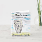 baby shower van baby bedankkaart (Voorkant)