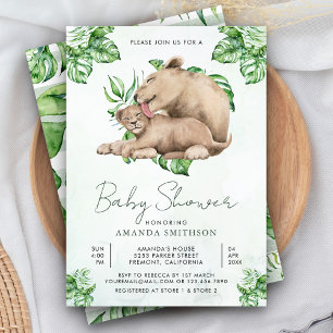 Baby shower van Baby en Oerwoud van muizen Kaart