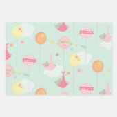  Baby shower van Baby Girl Mix en Match Inpakpapier Vel (Voorkant)