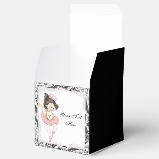 Baby shower van Ballerina Bedankdoosjes (Geopend)