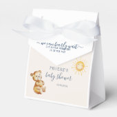 Baby shower van beer- en soennitische Waterverven Bedankdoosjes (Voorkant Zijde)