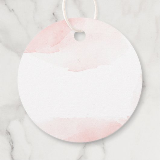 Baby shower van Berry-aardbei dank u wel Bedankjes Labels (Achterkant)