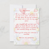 Baby shower van Berry-zoete aardbei Bedankkaart (Achterkant)