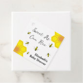 Baby shower van bijen bedankjes labels (In situ)