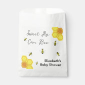 Baby shower van bijen bedankzakje (Voorkant)