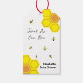 Baby shower van bijen cadeaulabel (Voorkant)