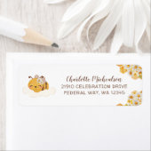 Baby shower van bijen etiket (Insitu)