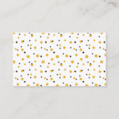 Baby shower van bijen informatiekaartje (Achterkant)