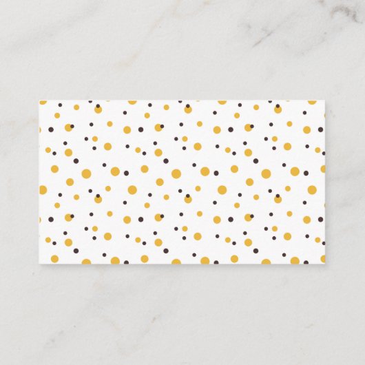 Baby shower van bijen informatiekaartje (Achterkant)