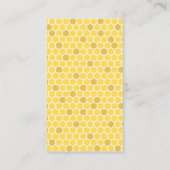 Baby shower van bijen informatiekaartje (Achterkant)