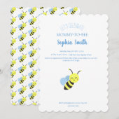 Baby shower van bijen kaart (Voorkant / Achterkant)