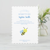 Baby shower van bijen kaart (Staand voorkant)