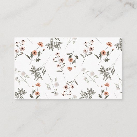 Baby shower van bijen, luiertapijt informatiekaartje (Achterkant)