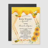 Baby shower van bijen per post Goud zoete honingdr (Voorkant / Achterkant)