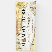  Baby shower van bijen Spandoek (Verticaal)